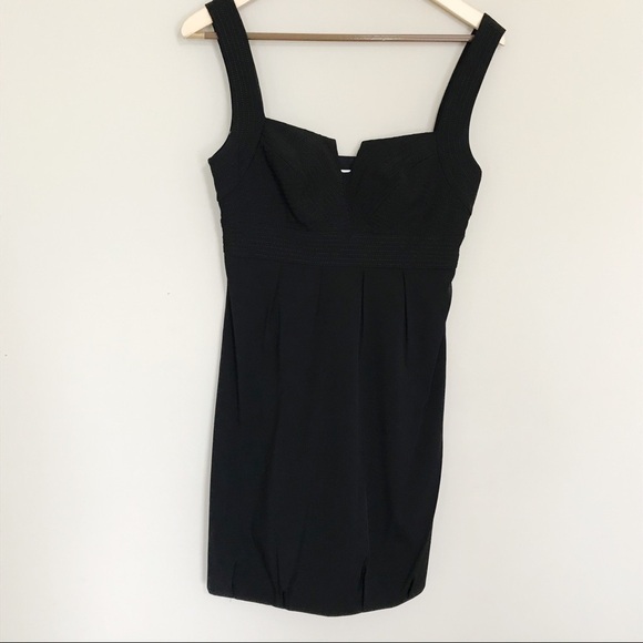 White House Black Market Bubble Hem Mini Dress XS - Picture 1 of 7